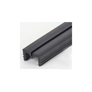 Wkładka do listwy dylatacyjnej PCV 20+3mm, karbowana czarna